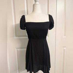 Reformation Black Mini Dress